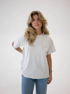 Hot Djerf Avenue Essential T-shirt Grey Melange