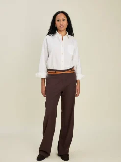 Djerf Avenue Everyday Pants Brown - Tall