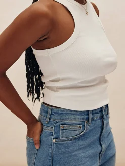 Best Djerf Avenue Everyday Tank Top White
