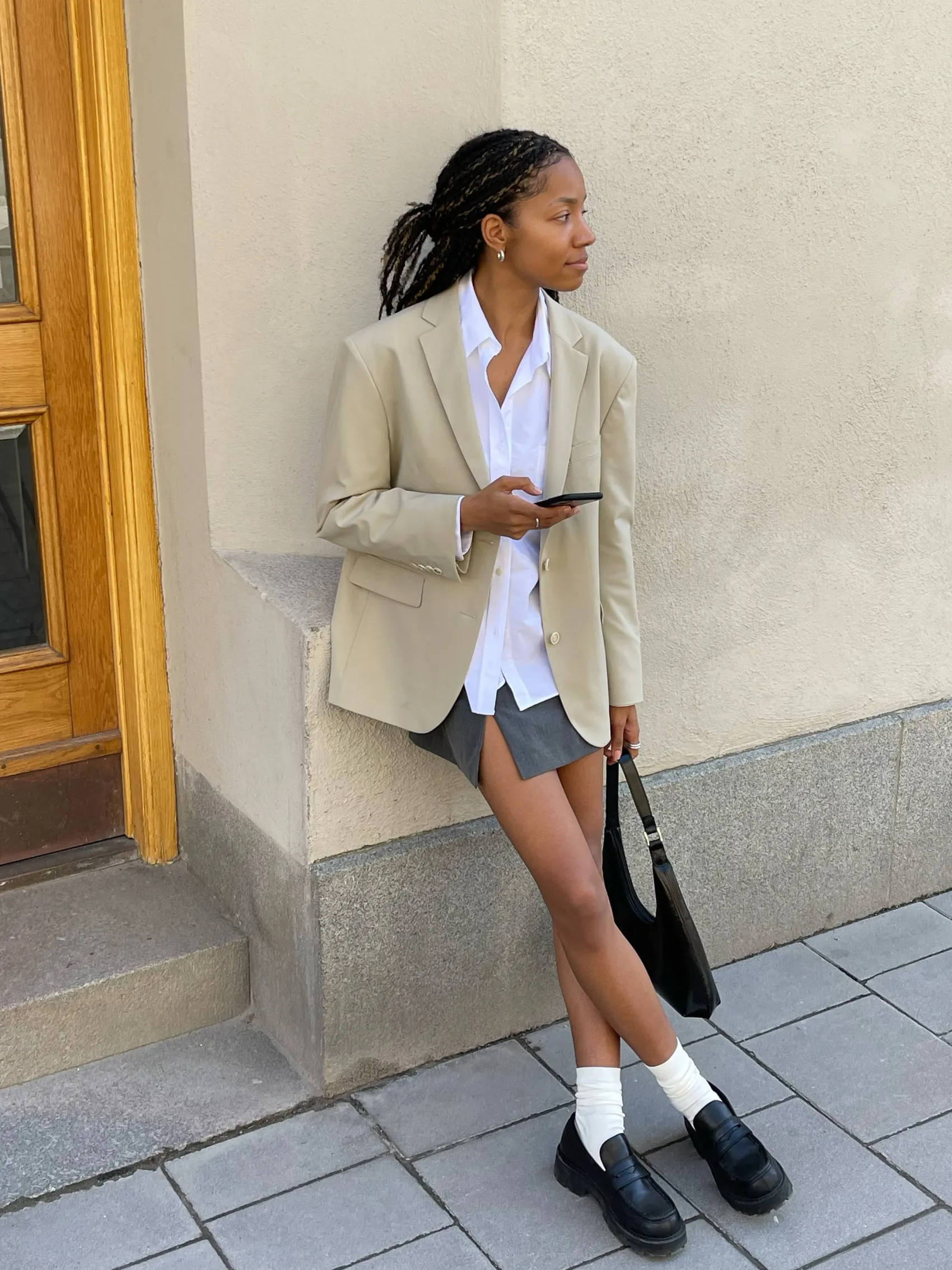 Discount Djerf Avenue Forever Blazer Greige