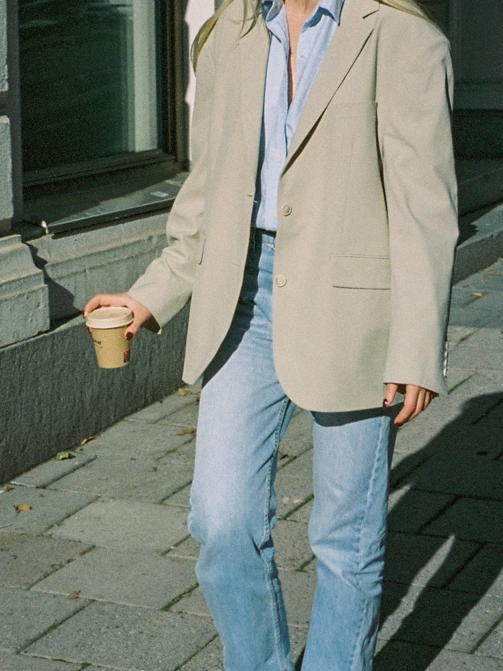 Discount Djerf Avenue Forever Blazer Greige