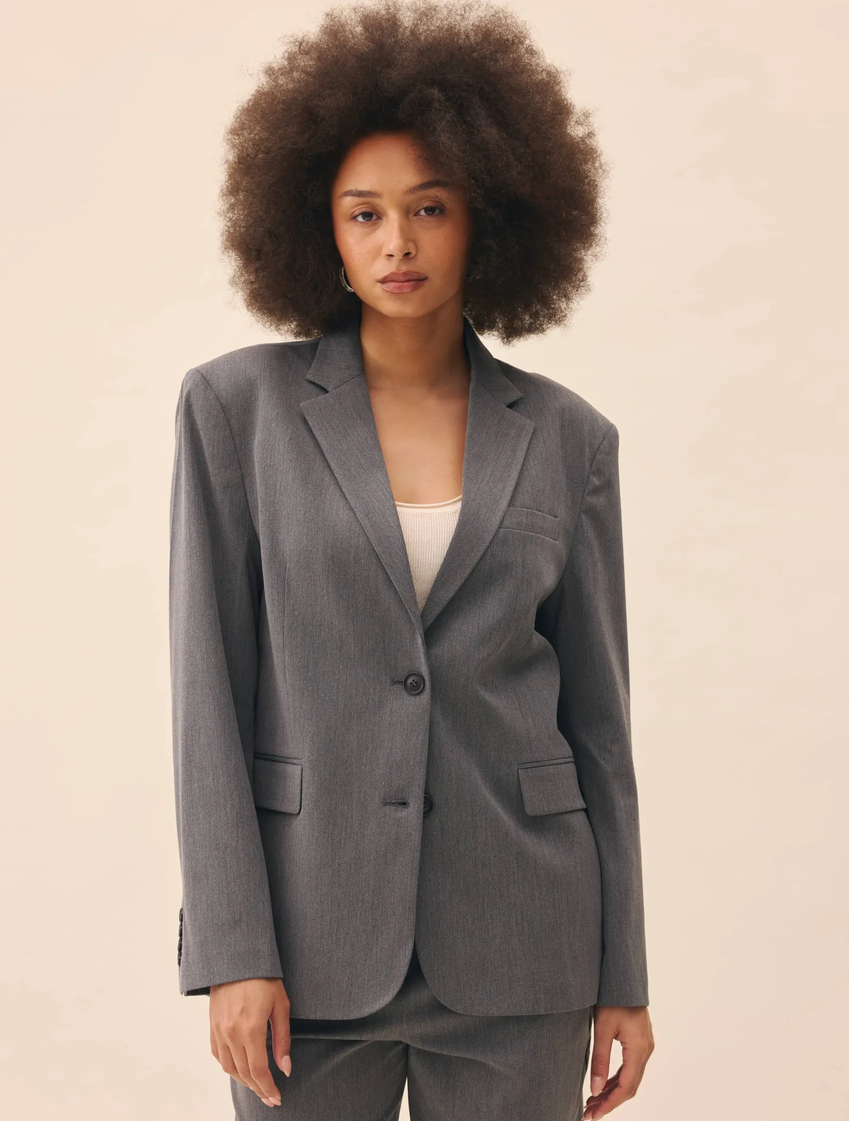 Hot Djerf Avenue Forever Blazer Grey