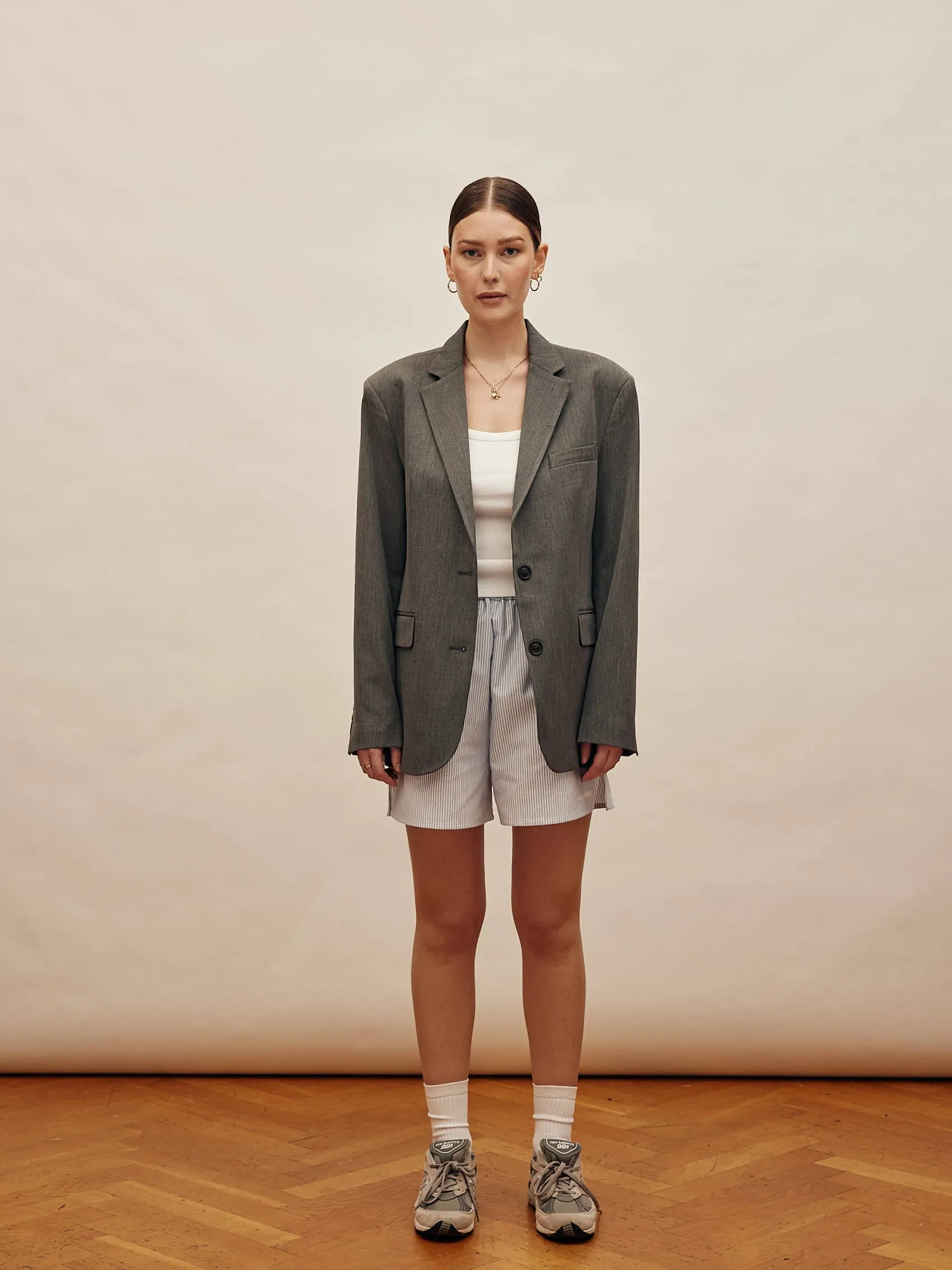 Hot Djerf Avenue Forever Blazer Grey