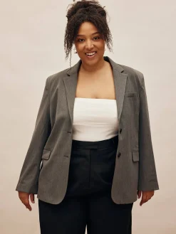 Hot Djerf Avenue Forever Blazer Grey