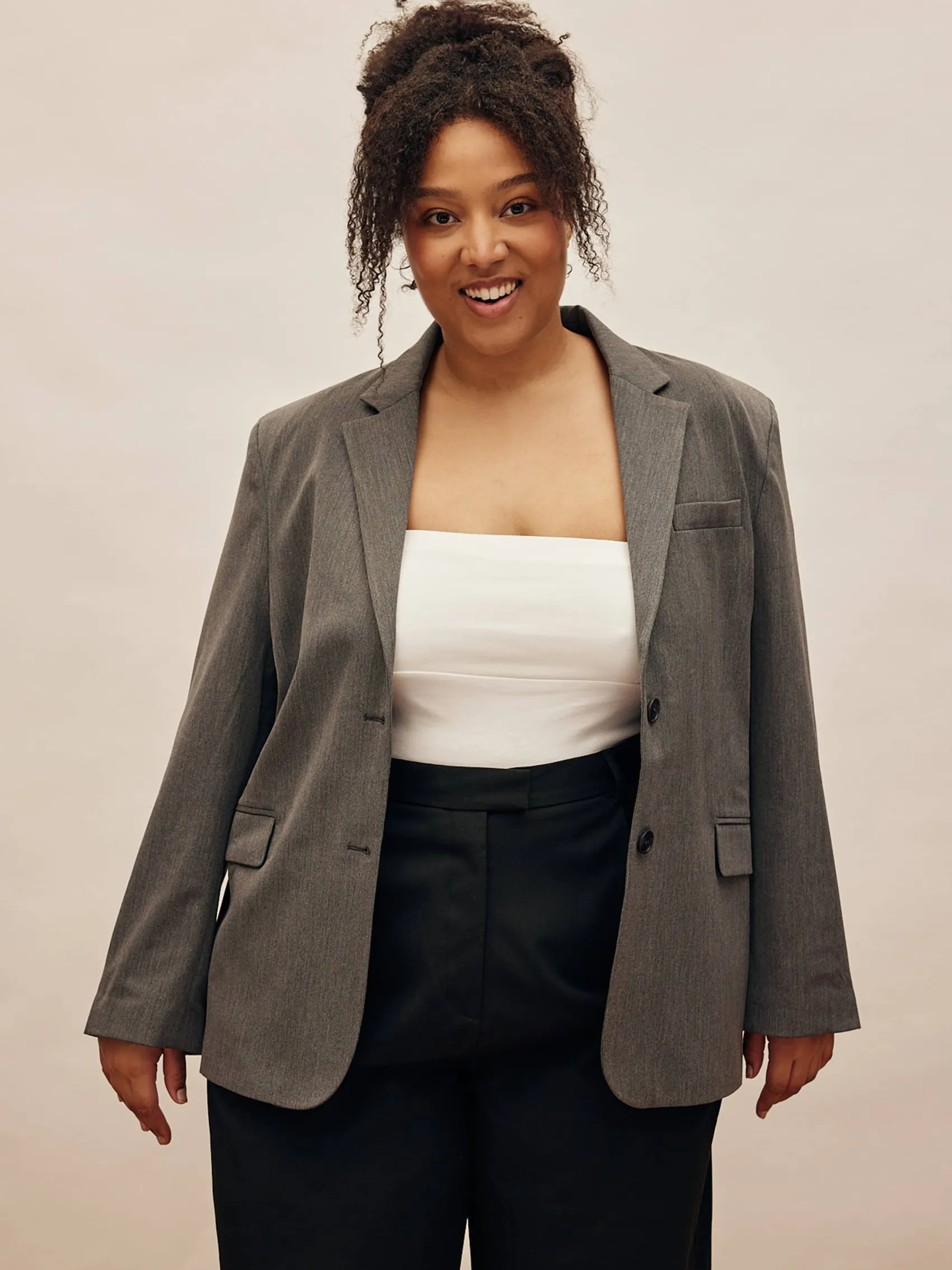 Hot Djerf Avenue Forever Blazer Grey