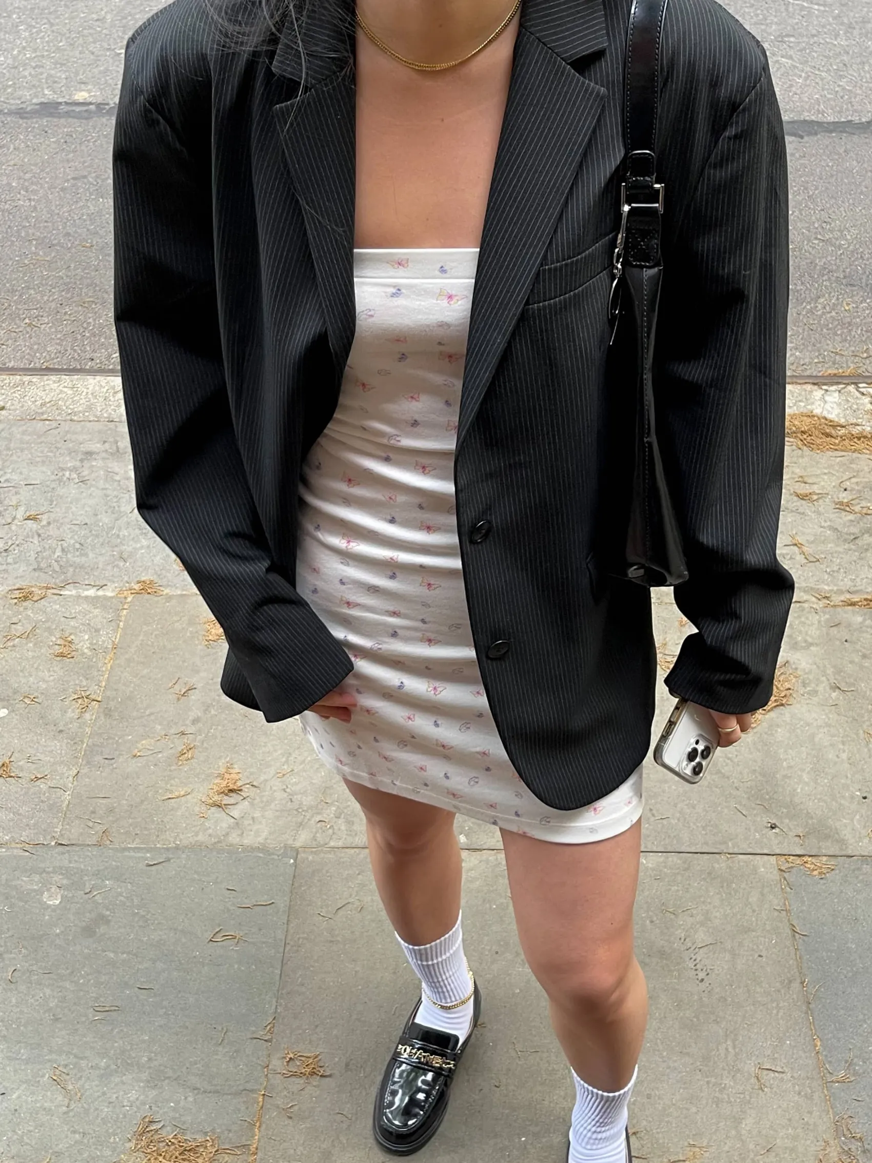 Discount Djerf Avenue Forever Blazer Pinstripe