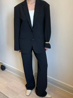 Discount Djerf Avenue Forever Blazer Pinstripe