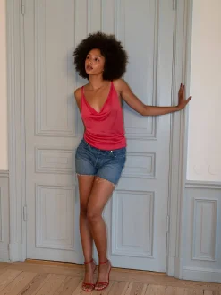 Sale Djerf Avenue Garnet Top Pink