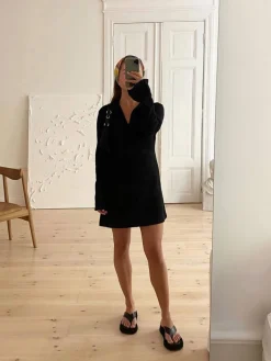Clearance Djerf Avenue Getaway Dress Black