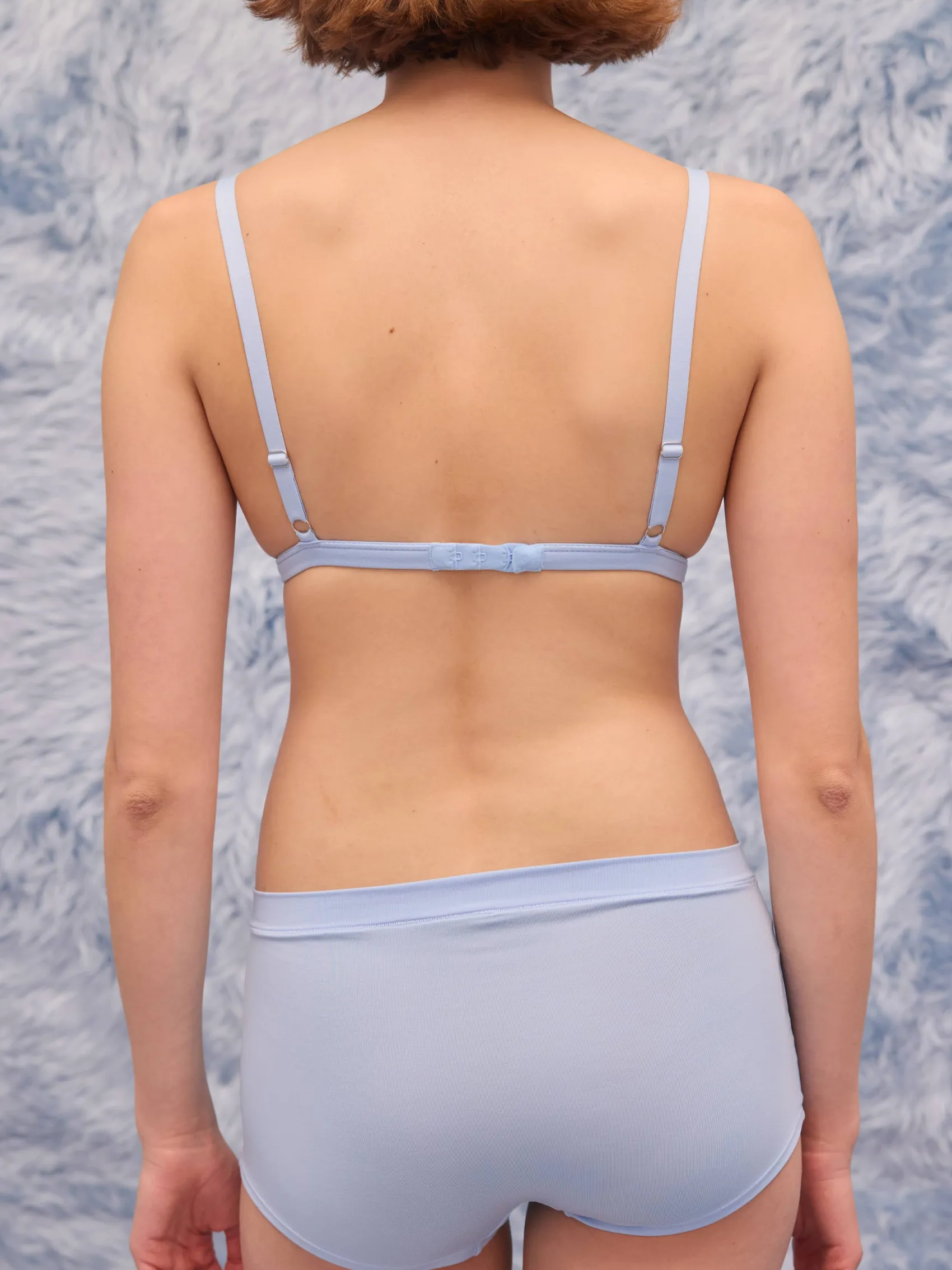Online Djerf Avenue Go Close Triangle Bralette Blue