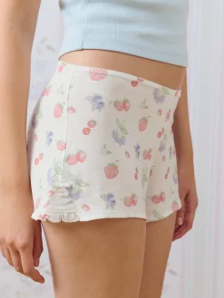Hot Djerf Avenue Go Slow Frill Shorts Summer Berries