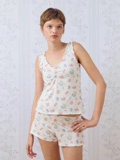 Hot Djerf Avenue Go Slow Frill Shorts Summer Berries