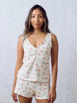 Hot Djerf Avenue Go Slow Frill Shorts Summer Berries