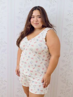 Hot Djerf Avenue Go Slow Frill Shorts Summer Berries