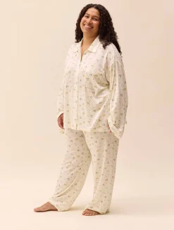 Outlet Djerf Avenue Go Slow Pants Marula Bloom