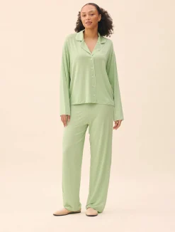 Sale Djerf Avenue Go Slow Pants Pistachio