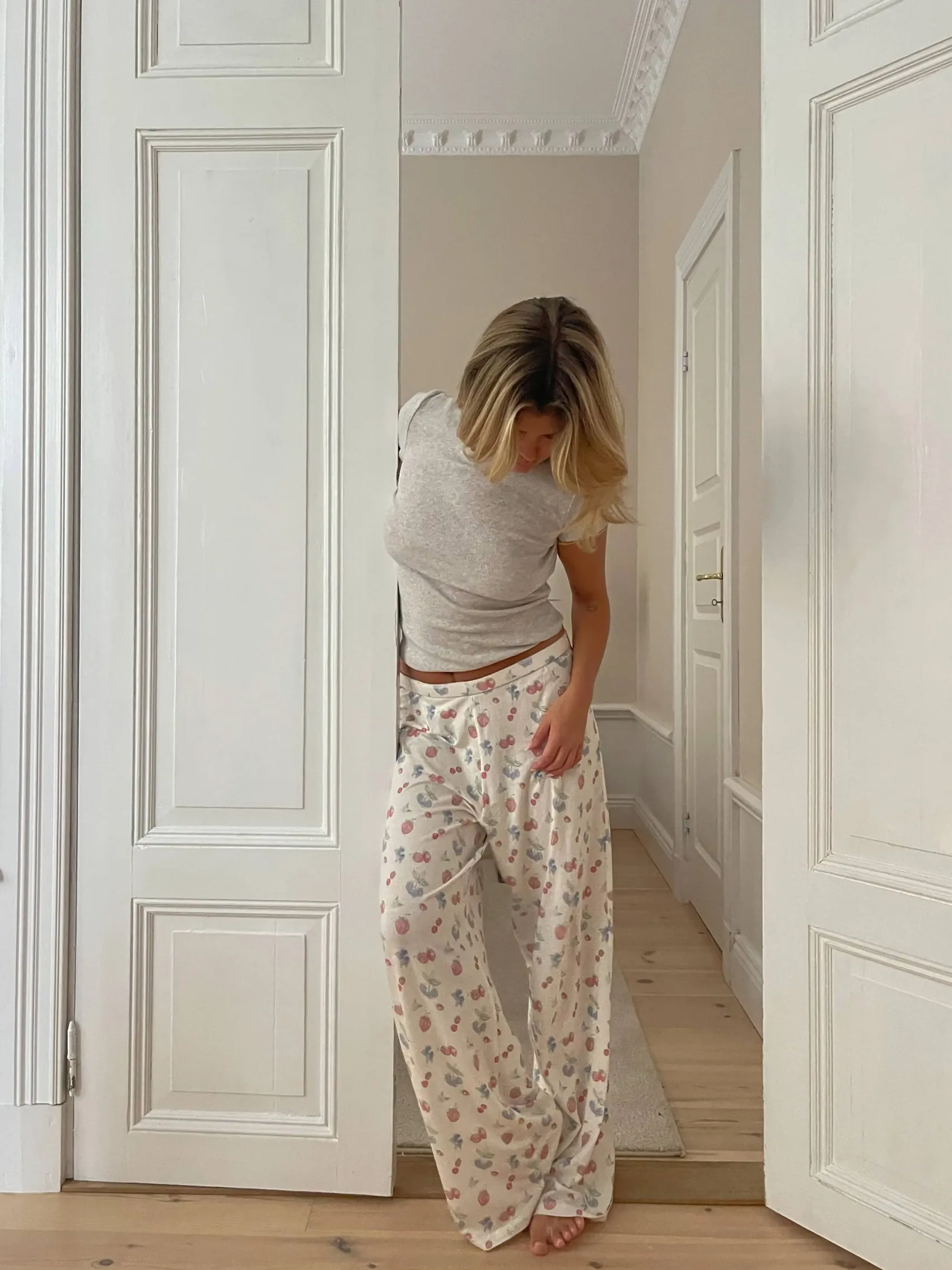Outlet Djerf Avenue Go Slow Pants Summer Berries