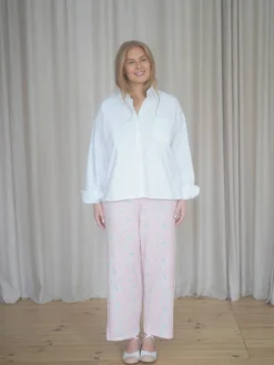 Online Djerf Avenue Go Slow PJ Ankle Pants Summer Island
