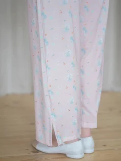 Online Djerf Avenue Go Slow PJ Ankle Pants Summer Island