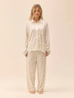 Discount Djerf Avenue Go Slow Shirt Marula Bloom