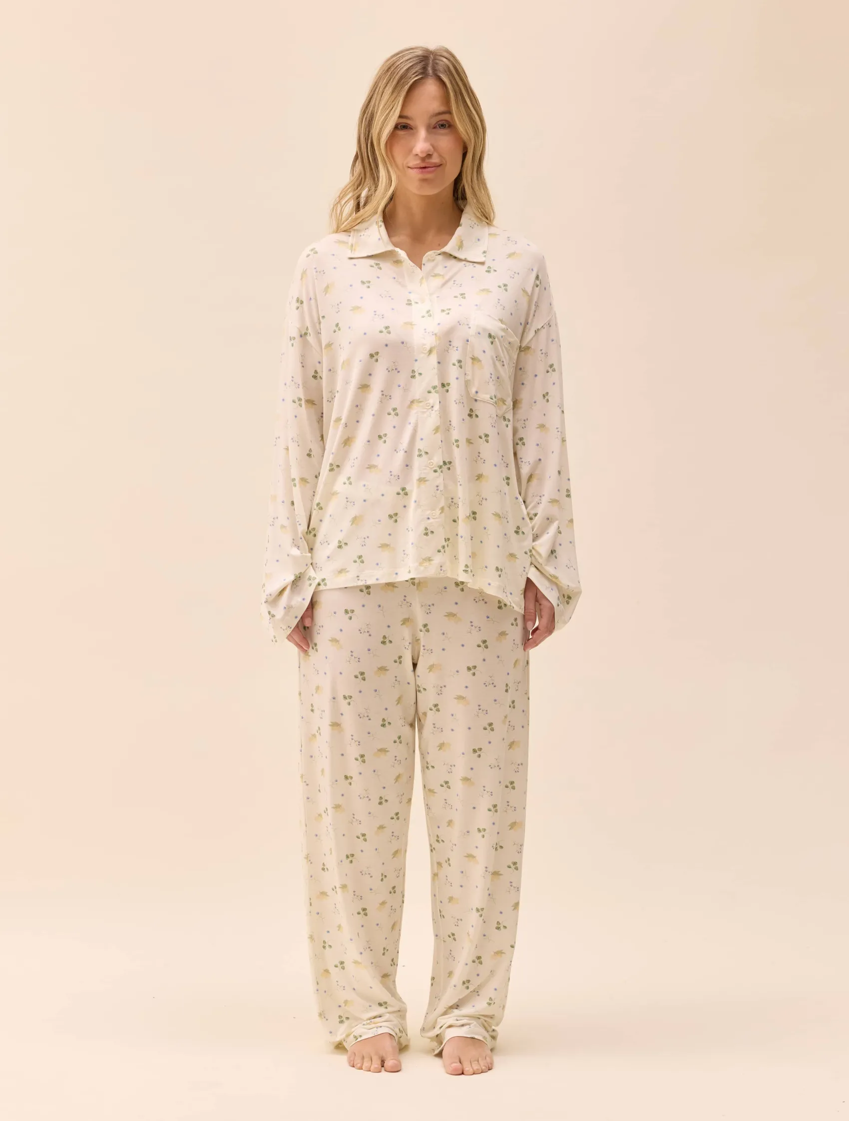 Discount Djerf Avenue Go Slow Shirt Marula Bloom