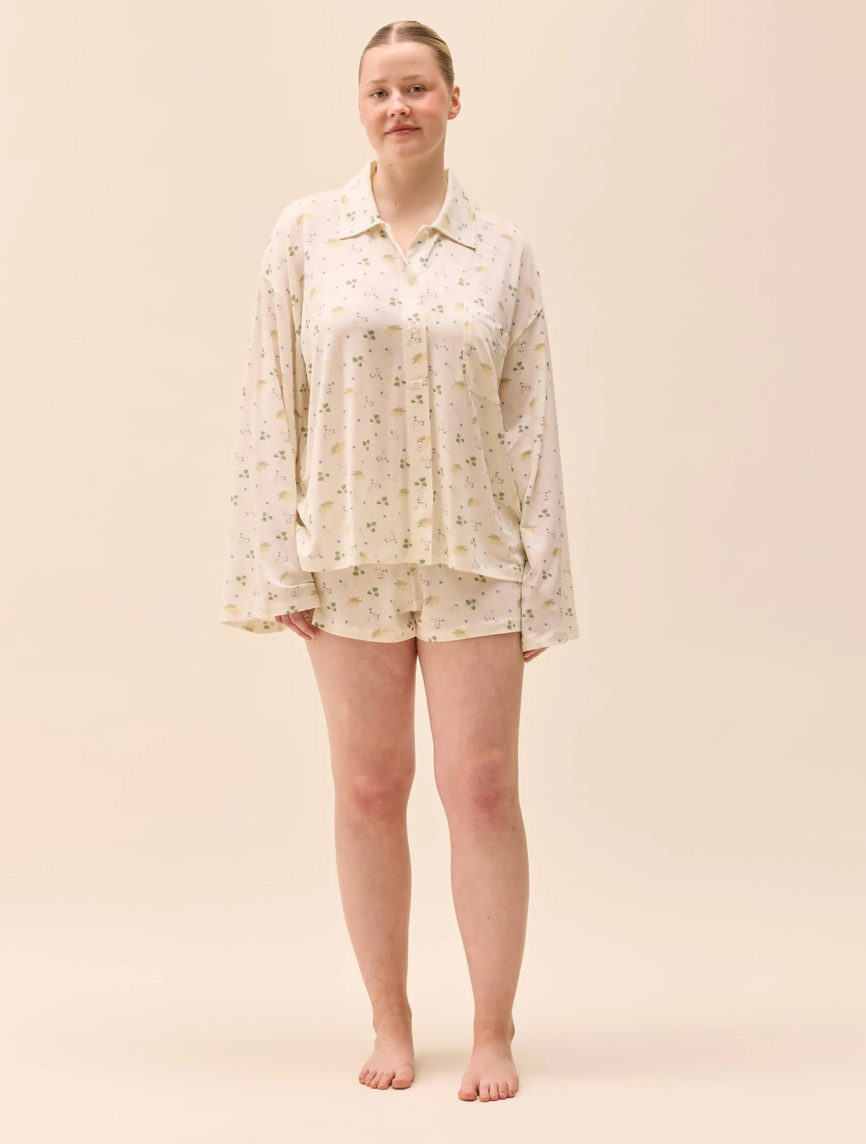 Discount Djerf Avenue Go Slow Shirt Marula Bloom