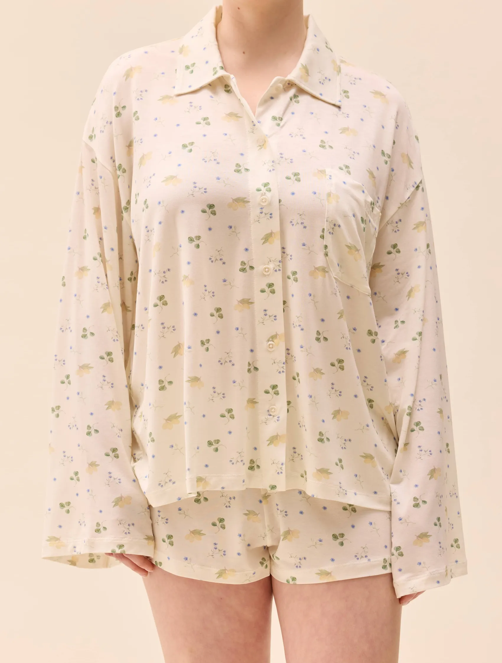 Discount Djerf Avenue Go Slow Shirt Marula Bloom