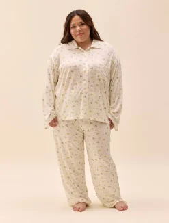 Discount Djerf Avenue Go Slow Shirt Marula Bloom