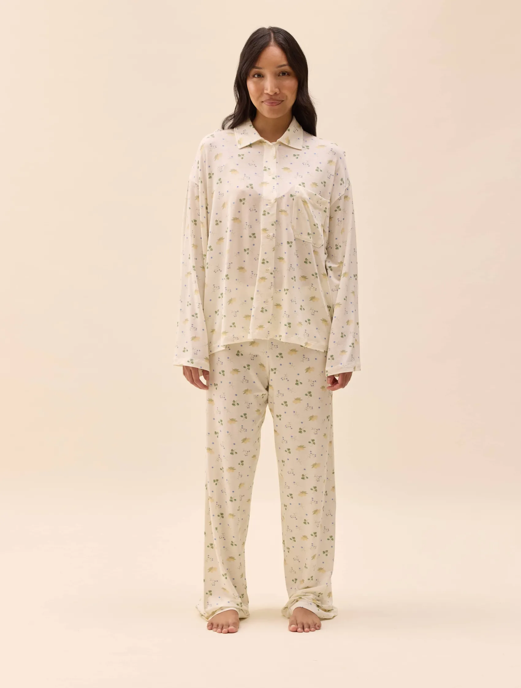 Discount Djerf Avenue Go Slow Shirt Marula Bloom