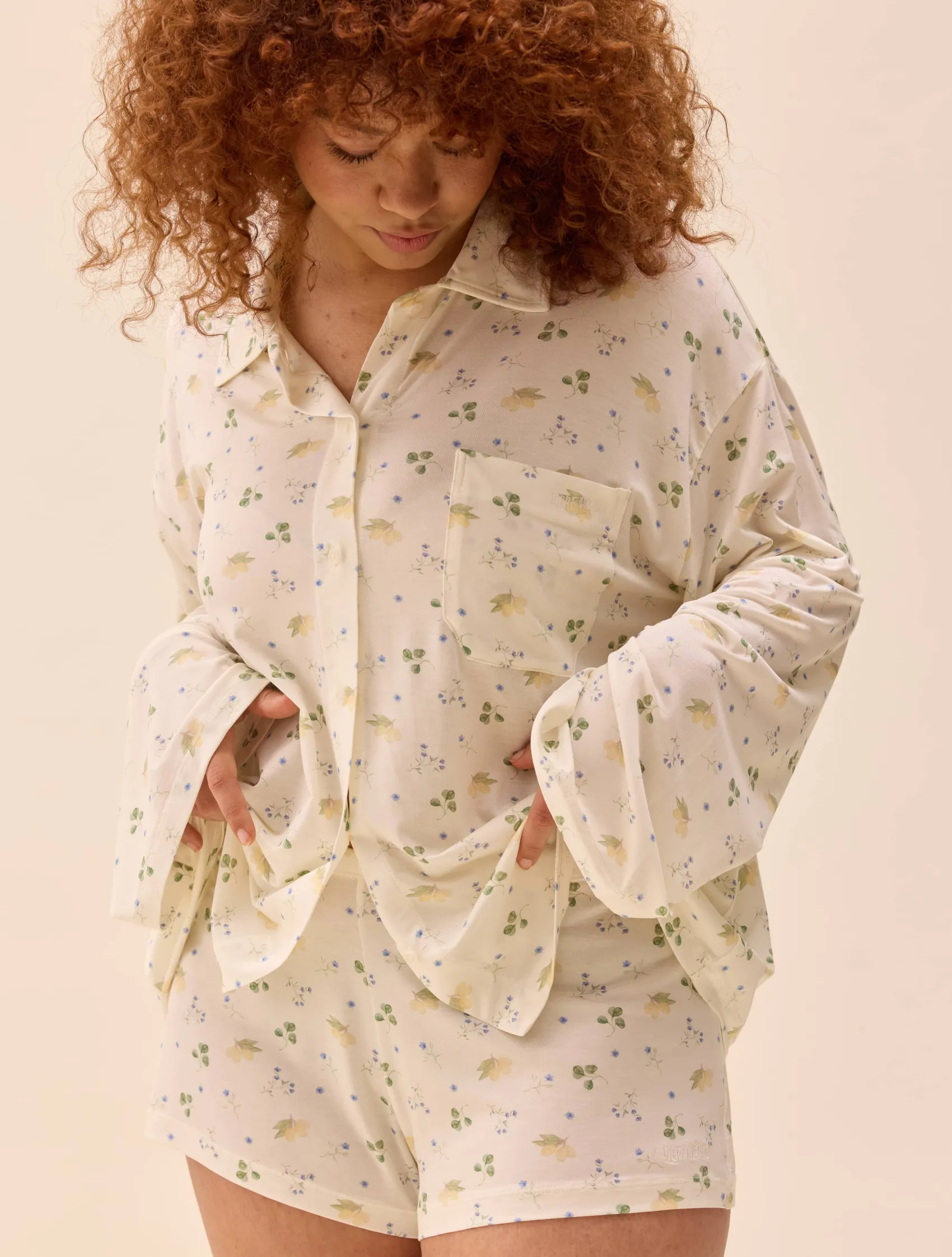 Discount Djerf Avenue Go Slow Shirt Marula Bloom