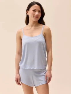 Online Djerf Avenue Go Slow Short Shorts Blue
