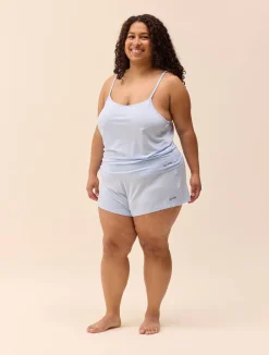 Online Djerf Avenue Go Slow Short Shorts Blue