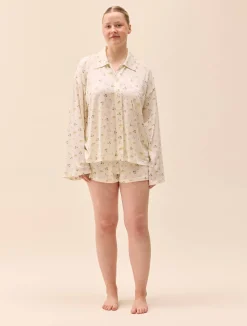 Clearance Djerf Avenue Go Slow Short Shorts Marula Bloom