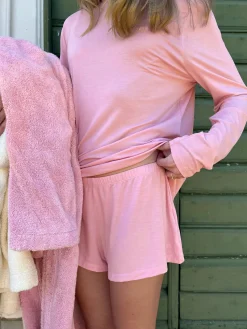 Djerf Avenue Go Slow Short Shorts Pink