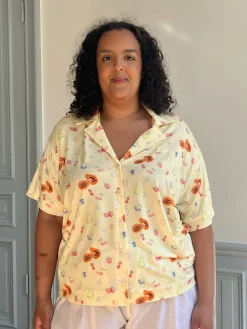 Clearance Djerf Avenue Go Slow Short Sleeve Top Fruit