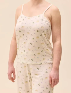 Sale Djerf Avenue Go Slow Strap Top Marula Bloom