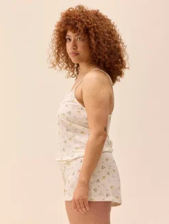 Sale Djerf Avenue Go Slow Strap Top Marula Bloom