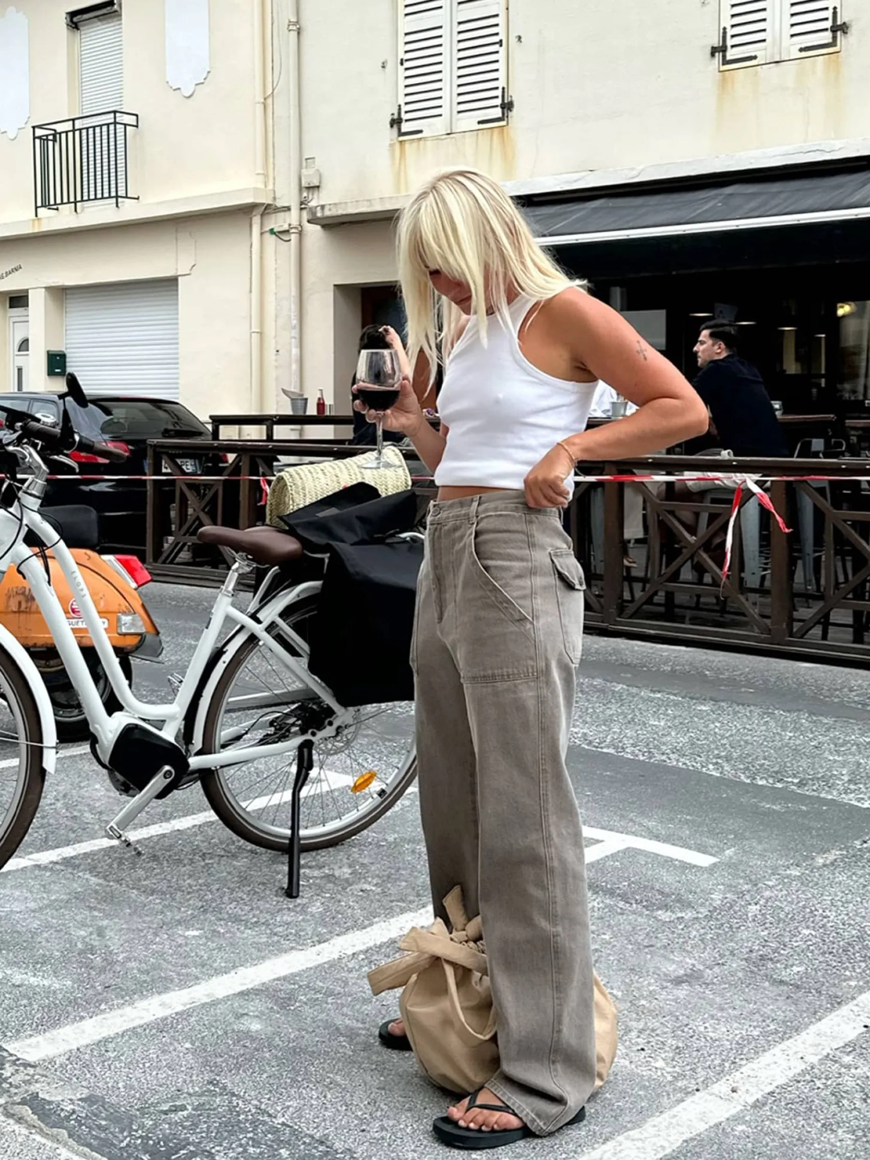 Outlet Djerf Avenue Go To Pants Brown
