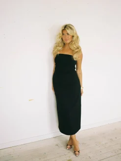 New Djerf Avenue Midi Tube Dress Black