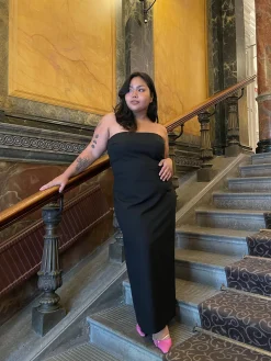 New Djerf Avenue Midi Tube Dress Black