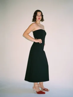 New Djerf Avenue Midi Tube Dress Black