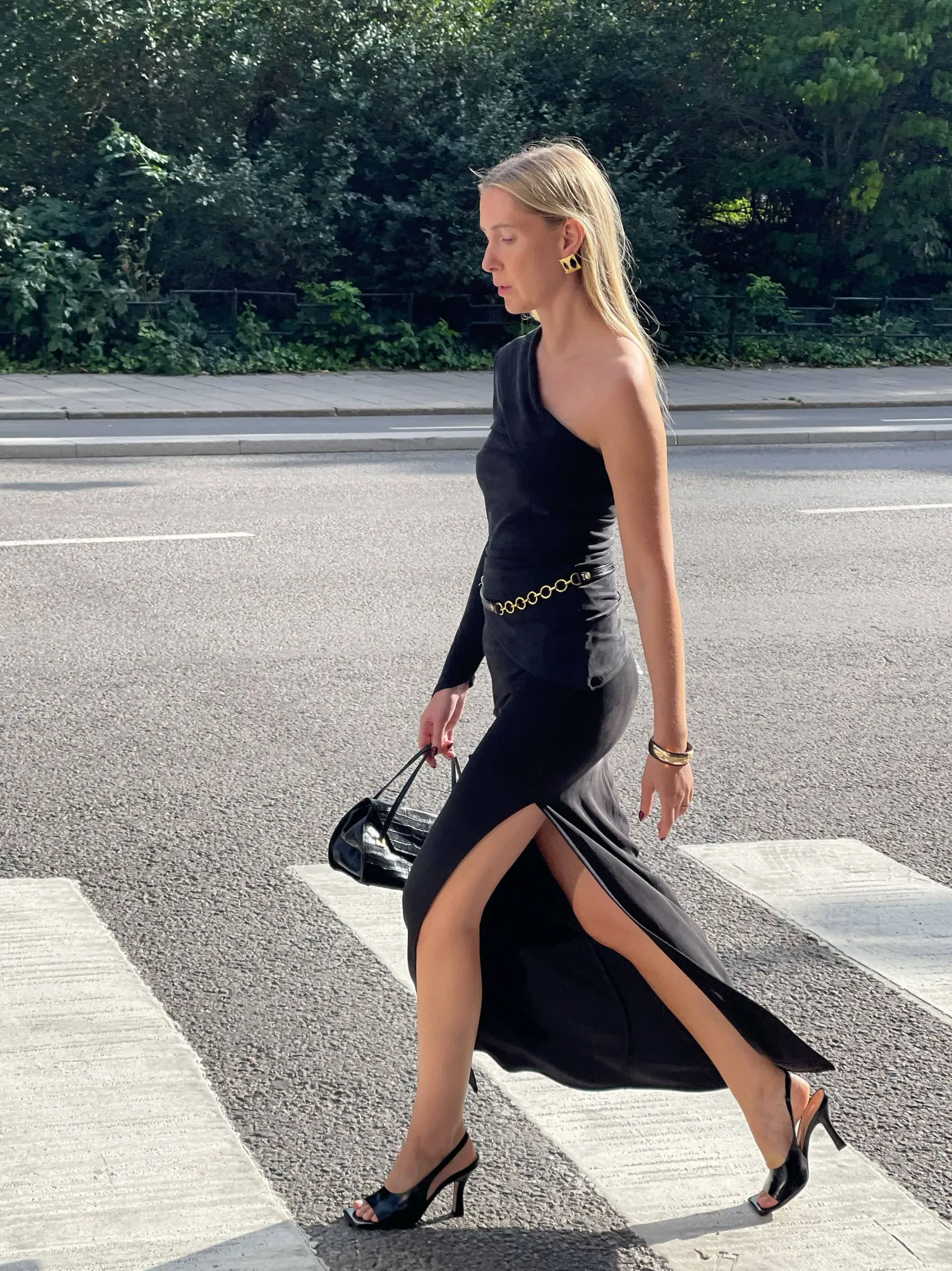 New Djerf Avenue Midnight Skirt Ash