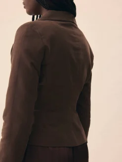 Best Djerf Avenue Moleskin Blazer Brown