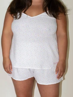 Discount Djerf Avenue Muslin Strap Top Summer Field