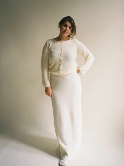 Online Djerf Avenue Principessa Skirt Cream