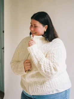 Discount Djerf Avenue Ready Set Go Cardigan Cream