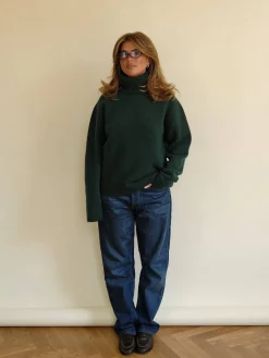 Sale Djerf Avenue Relaxed Jeans Dark Blue