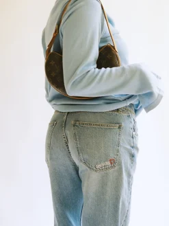 New Djerf Avenue Relaxed Jeans Washed Blue