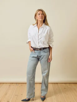 New Djerf Avenue Relaxed Jeans Washed Blue