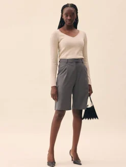 Djerf Avenue Remake Favorite Shorts Grey